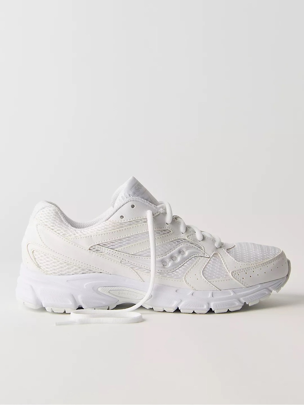 NWT Saucony Ride Millenium Sneakers Chunky Dad Shoes - White Size 8/6.5/39 - Picture 3 of 7